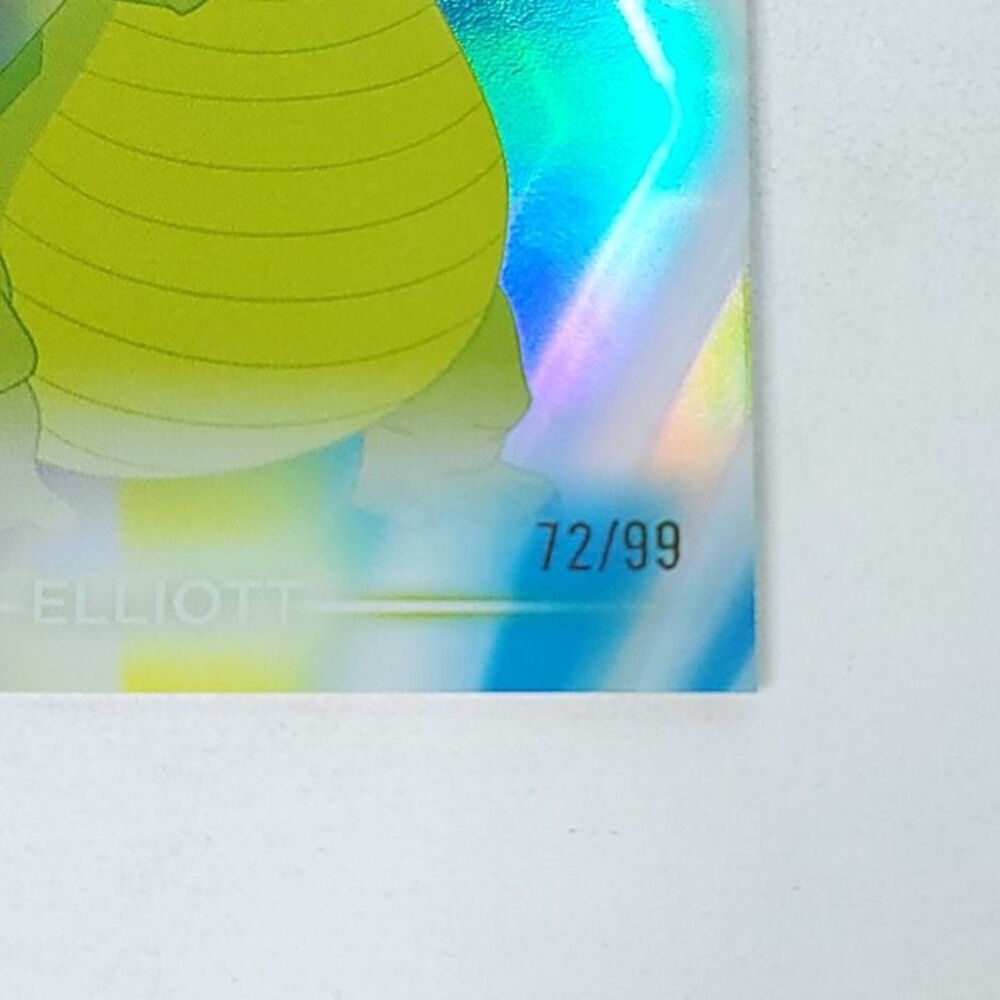 Elliott Topps 2026 Disney Neon Holo Parallel Refractor Limited 72/99 - Picture 3 of 5